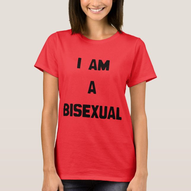 CAMISETA SOY UN BISEXUAL (Anverso)