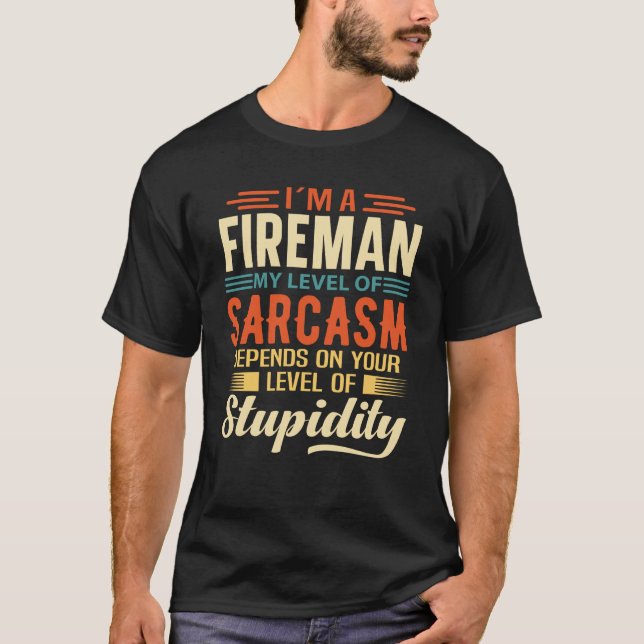 Camiseta Soy un bombero (Anverso)