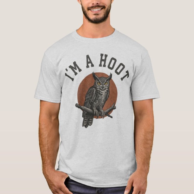 Camiseta Soy un búho - Maldito búho  (Anverso)