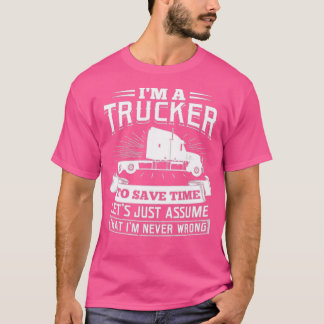 Camiseta Soy un camionero conductor de camiones regalo de t