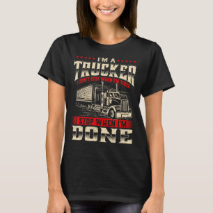 Camiseta Soy un camionero - Conductor de camiones Semi