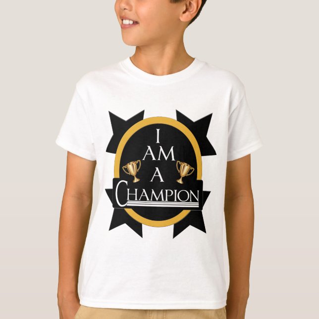 CAMISETA SOY UN CAMPEÓN (Anverso)