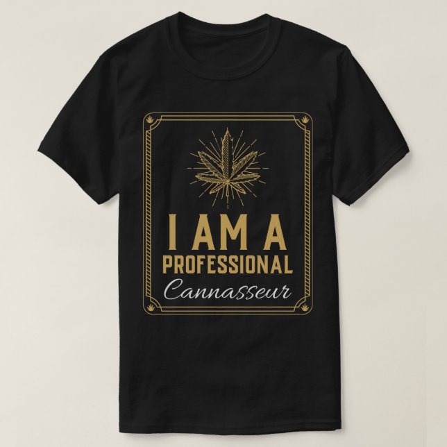Camiseta Soy Un Cannasseur Profesional (Diseño del anverso)
