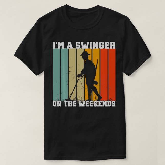 Camiseta Soy Un Cantante Los Fines De Semana Detectando Met (Diseño del anverso)