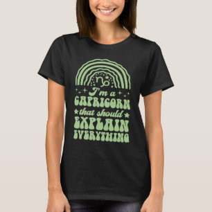 Camiseta Soy un capricornio que debería explicarlo todo