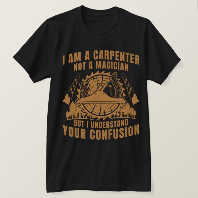 CAMISETA SOY UN CARPINO, NO UN MAGICIANO (Anverso del diseño)