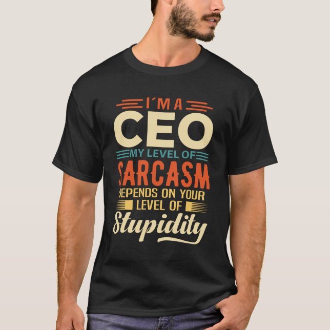Camiseta Soy un CEO (Anverso)