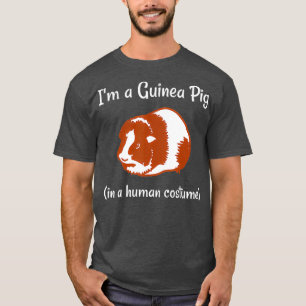 Camiseta Soy un cerdo guineano con un disfraz humano