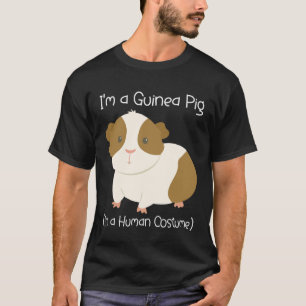 Camiseta Soy un cerdo guineano con un traje humano