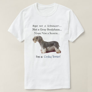 Camiseta Soy un Cesky Terrier