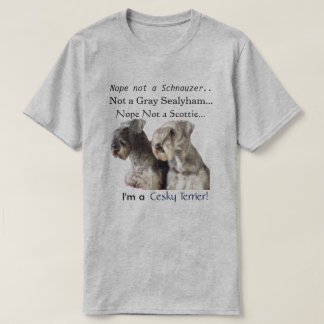 Camiseta Soy un Cesky Terrier