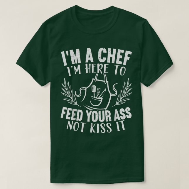 Camiseta Soy Un Chef Apron Con Problemas (Diseño del anverso)