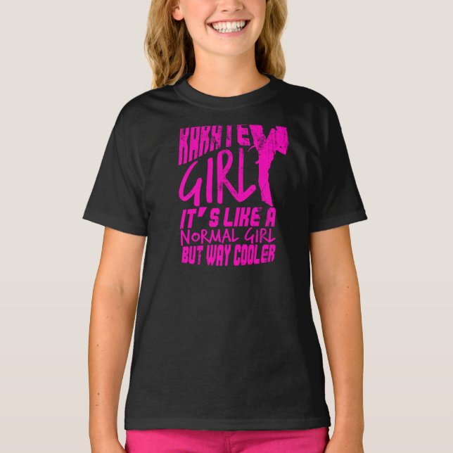 Camiseta Soy Un Chica De Karate Como Un Chica Normal Pero M (Anverso)