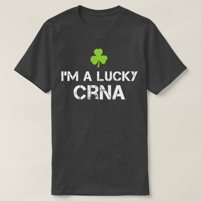 Camiseta soy un chico afortunado, Día de St Patricks, enfer (Diseño del anverso)