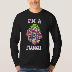 Camiseta Soy un chico de hongos pun divertido biología Aman