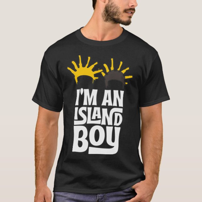 Camiseta Soy un chico de la isla, Island Boy, Ima Just Isla (Anverso)