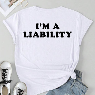 Camiseta Soy un Chiste de papá gracioso en responsabilidad