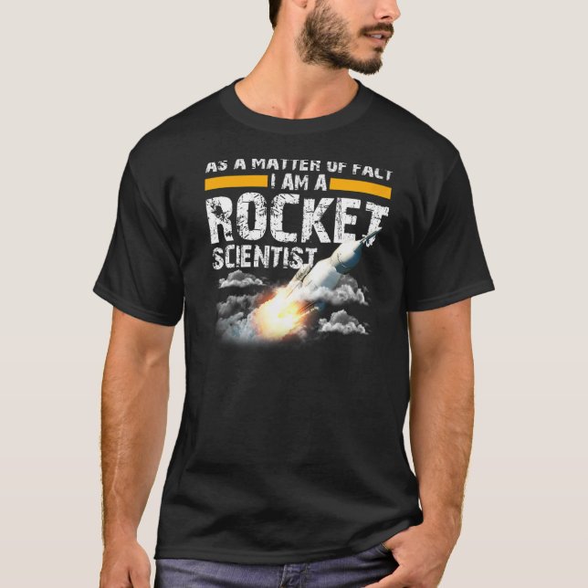 Camiseta Soy un científico de cohetes de ingeniería aeroesp (Anverso)