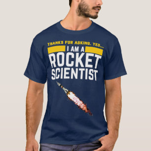 Camiseta Soy un científico de cohetes divertida ciencia de