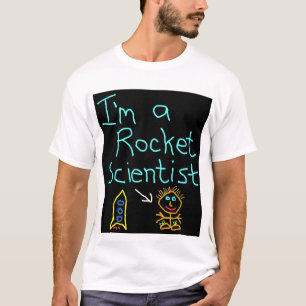 Camiseta Soy un científico de cohetes y diseños satíricos