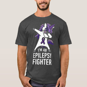 Camiseta Soy Un Combatiente Epilepsia Que Dabbing Unicornio