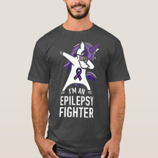 Camiseta Soy Un Combatiente Epilepsia Que Dabbing Unicornio