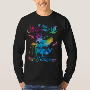 Camiseta Soy un conducto para tonterías divertido mapache T