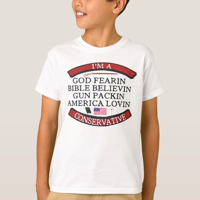 CAMISETA SOY UN CONSERVADOR (Anverso)