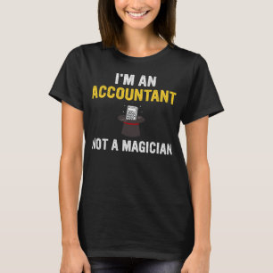 Camiseta Soy un contable, no un mago