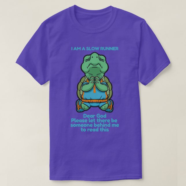 Camiseta Soy Un Corredor Lento Corriendo (Diseño del anverso)