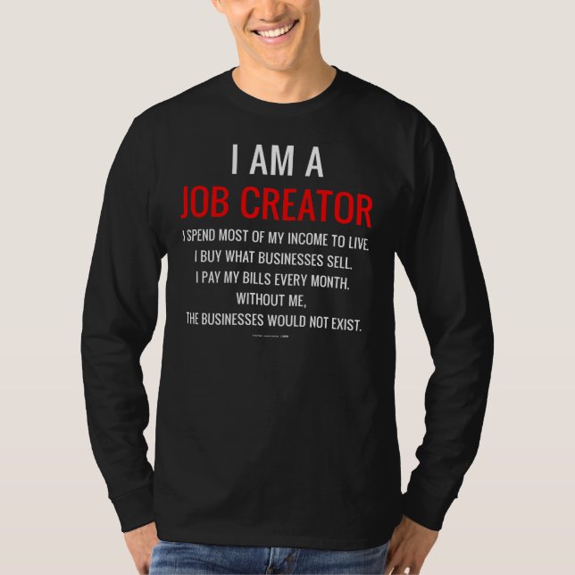 Camiseta Soy un creador del trabajo (Anverso)