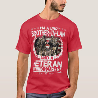 Camiseta Soy un cuñado de papá y un veterano sin miedo