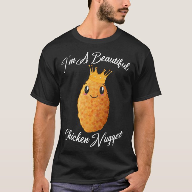 Camiseta Soy un delicioso nugget de pollo frito (Anverso)