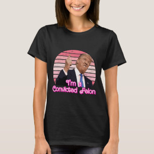 Camiseta Soy un delincuente convicto Diseño vintage de Trum