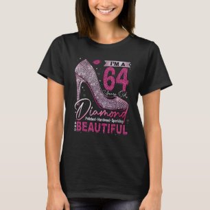 Camiseta Soy un diamante de 64 años, 64 años y un nacimient