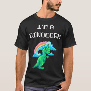Camiseta Soy un dinocorn divertidos dinosaurios unicornio f