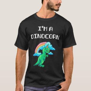 Camiseta Soy un dinocorn divertidos dinosaurios unicornio f