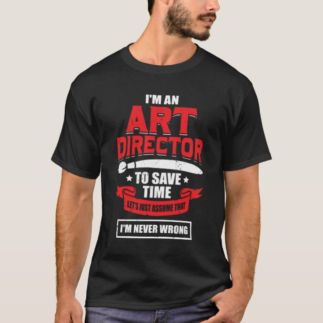 Camiseta Soy un director de arte (Anverso)