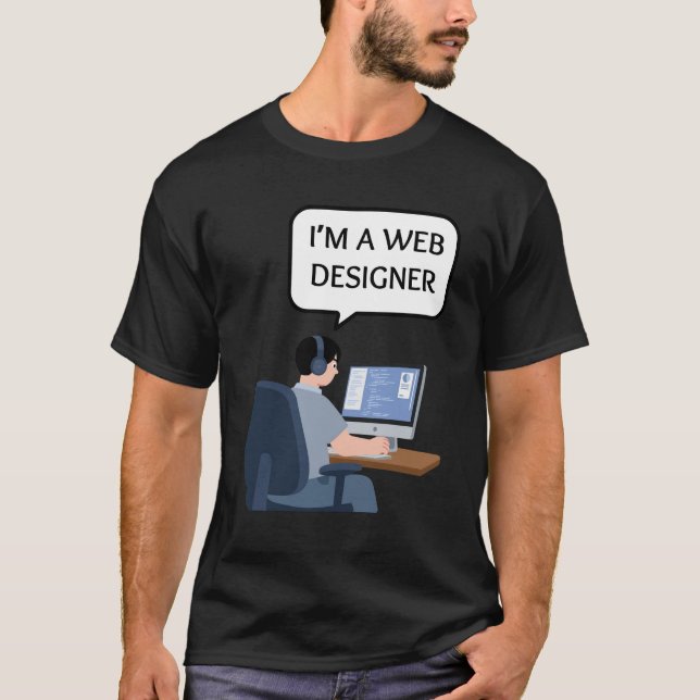 Camiseta Soy un diseñador web (Anverso)
