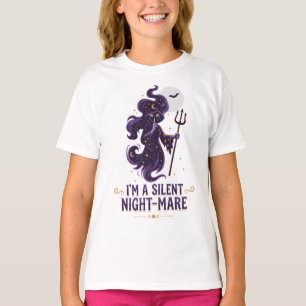 Camiseta Soy un diseño de Halloween Silent Night-Mare