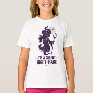 Camiseta Soy un diseño de Halloween Silent Night-Mare