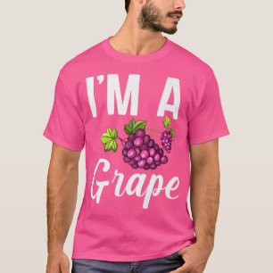 Camiseta Soy un diseño gracioso de uva para la fruta amoros