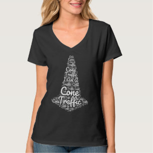 Camiseta Soy un disfraz de conos de tránsito fácil simple H