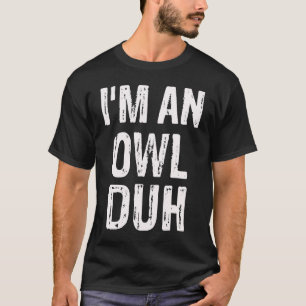 Camiseta Soy un disfraz de Halloween de búho, pues