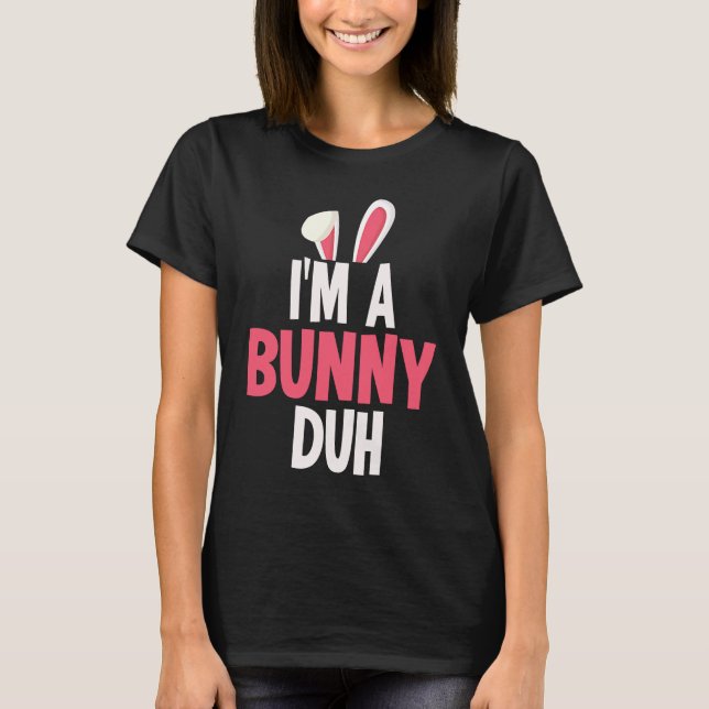 Camiseta Soy un disfraz de Halloween de Bunny Duh (Anverso)