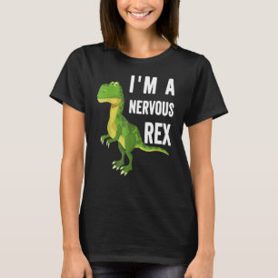 Camiseta Soy un disfraz de Rex Dinosaurio Nervioso