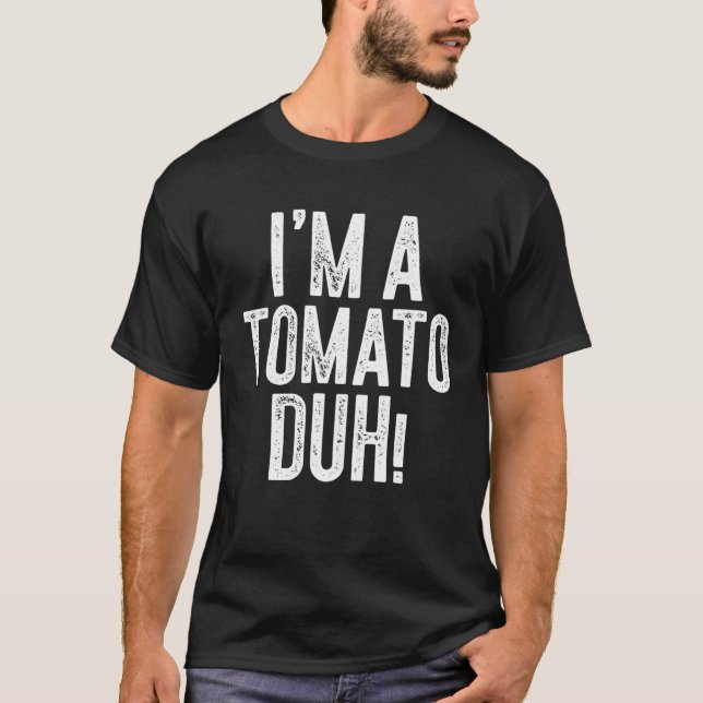 Camiseta Soy un disfraz de tomate (Anverso)