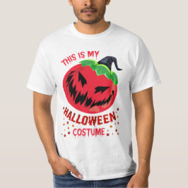 Camiseta Soy un disfraz de tomate Halloween Fruit Red, Funn