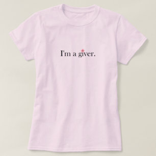Camiseta Soy un donante