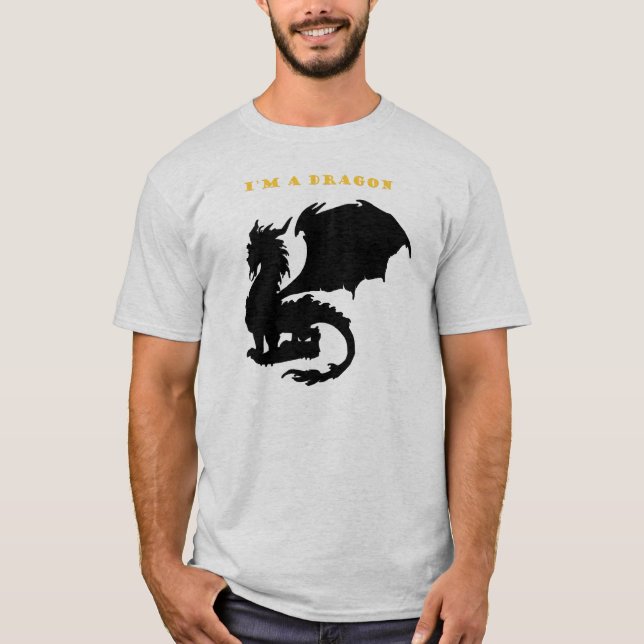 Camiseta Soy un dragón (Anverso)